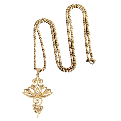 Thewasc Stilvoller Blumenschmuck Anhänger Halskette Anhänger Ohrringe Edelstahl Textur Perfekt Für Partys Oder Feierlichkeiten Hohlblumen Halskette von Thewasc