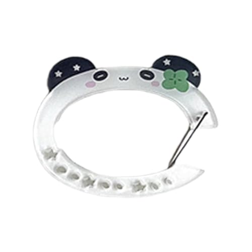 Thewasc Stilvoller Karabinerhaken Ita Tasche Dekoration Schnalle Schlüsselanhänger Handbuch Charm Acryl Schlüsselanhänger Zubehör für Frauen von Thewasc