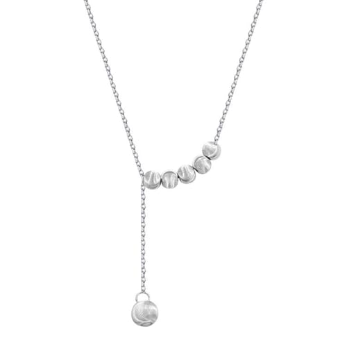 Thewasc Strukturierte Metall Minimalistische Kugel Charme Kette Zartes Schlüsselbeinschmuck Stilvolle Tägliche Verschleiß Halskette Für Erwachsene Frauen Ketten Halskette Thewasc Strukturierte Metall Minimalistische Kugel Charme Kette Zartes Schlüsselbeinschmuck Stilvolle Tägliche Verschleiß Halskette Für Erwachsene Frauen Ketten Halskette von Thewasc
