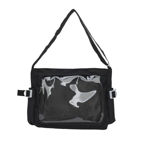 Thewasc Stylish College Crossbody Tasche Große Kapazitätsstransparente Abzeichenhalter Ergonomischer Schultergurt Praktische Nylon Satchel Großer Kapazität Nylon Umhängetasche Thewasc Stylish College Crossbody Tasche Große Kapazitätsstransparente Abzeichenhalter Ergonomischer Schultergurt Praktische Nylon Satchel Großer Kapazität Nylon Umhängetasche von Thewasc
