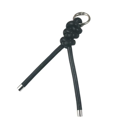 Thewasc Trendy Handgewebtes PU Leder Gurt Keyring Webenschlüsselanhänger Für Tägliche Pendelfeiern Und Geschenkgeben von Thewasc