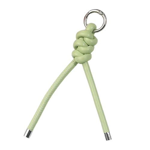 Thewasc Trendy Handgewebtes PU Leder Gurt Keyring Webenschlüsselanhänger Für Tägliche Pendelfeiern Und Geschenkgeben von Thewasc
