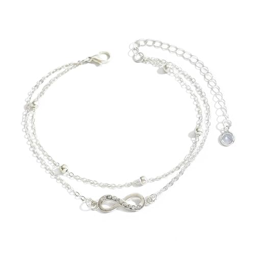 Thewasc Trendy Legierung Schicht Sachlatte Für Frauen Wasserdichte Konstruktionen Mit Kristallen Verschmutzungen Berufung Accessoire Outfits Wasserdichtes Strand Fußkettchen Frauen Thewasc Trendy Legierung Schicht Sachlatte Für Frauen Wasserdichte Konstruktionen Mit Kristallen Verschmutzungen Berufung Accessoire Outfits Wasserdichtes Strand Fußkettchen Frauen von Thewasc