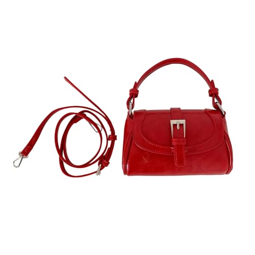 Thewasc Umhängetasche Leder Geldbeutel Clutches Toted Handtasche Mit Schnalle Verschluss Frauen Kreuzkörper Mit Abnehmbarem Riemen Getötete Kunstlederbörsen von Thewasc