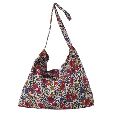 Thewasc Umhängetasche mit buntem Blumenmuster und geräumigem Innenraum, großes Fassungsvermögen, Crossbody-Tasche, Handtasche für Freizeit und Shopping, Freizeit, Shopping, Schulter, a, One Size Thewasc Umhängetasche mit buntem Blumenmuster und geräumigem Innenraum, großes Fassungsvermögen, Crossbody-Tasche, Handtasche für Freizeit und Shopping, Freizeit, Shopping, Schulter, a, One Size von Thewasc