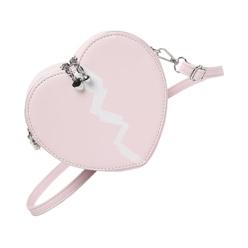 Thewasc Women Crossbody Bag Herzgeformte Schultermodelle Tägliche Einfache Messenger Mode Einkaufsmody Crossbody Für Frauen Telefon Herzgeformte Schulter Jeden Tag von Thewasc