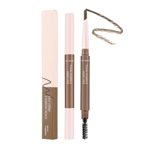 Wasserdichtes Augenbrauenbleistift Doppelkopf Brauen Stift Schnell Trocknend Augenbrauenstift Mit Pinsel Für Tägliche Augenbrauen Make Up von Thewasc