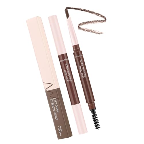 Wasserdichtes Augenbrauenbleistift Doppelkopf Brauen Stift Schnell Trocknend Augenbrauenstift Mit Pinsel Für Tägliche Augenbrauen Make Up von Thewasc
