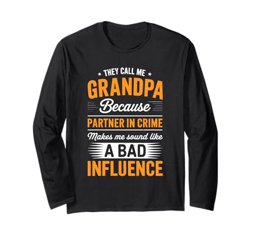 They Call Me Grandpa Because Partner In Crime Shirt für Herren Langarmshirt They Call Me Grandpa Because Partner In Crime Shirt für Herren Langarmshirt von They Call Me Grandpa Because Partner In Crime Tops