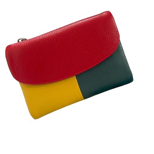 Pebble Leather Wallet - Soft Genuine Leather Tri-Fold RFID Blocking Purse with Coin Pocket Multi Card Slots ID Window Small Clutch for Travel Work Daily Use, Multi#1, S, Casual von ThiCc
