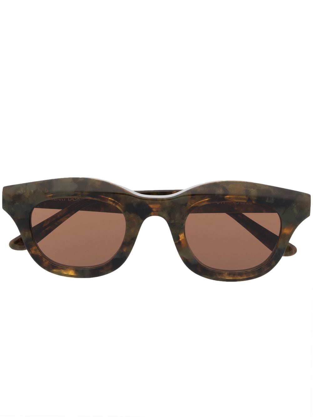 Thierry Lasry Cat-Eye-Sonnenbrille in Schildpattoptik - Grün von Thierry Lasry