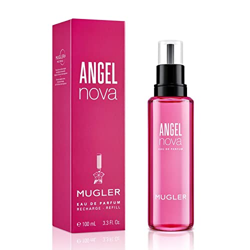 MUGLER Angel Nova Eau de Parfum Refill, Damen-Parfum, Fruchtig, blumig und holzig, Fesselnder Duft, 100 ml von Mugler
