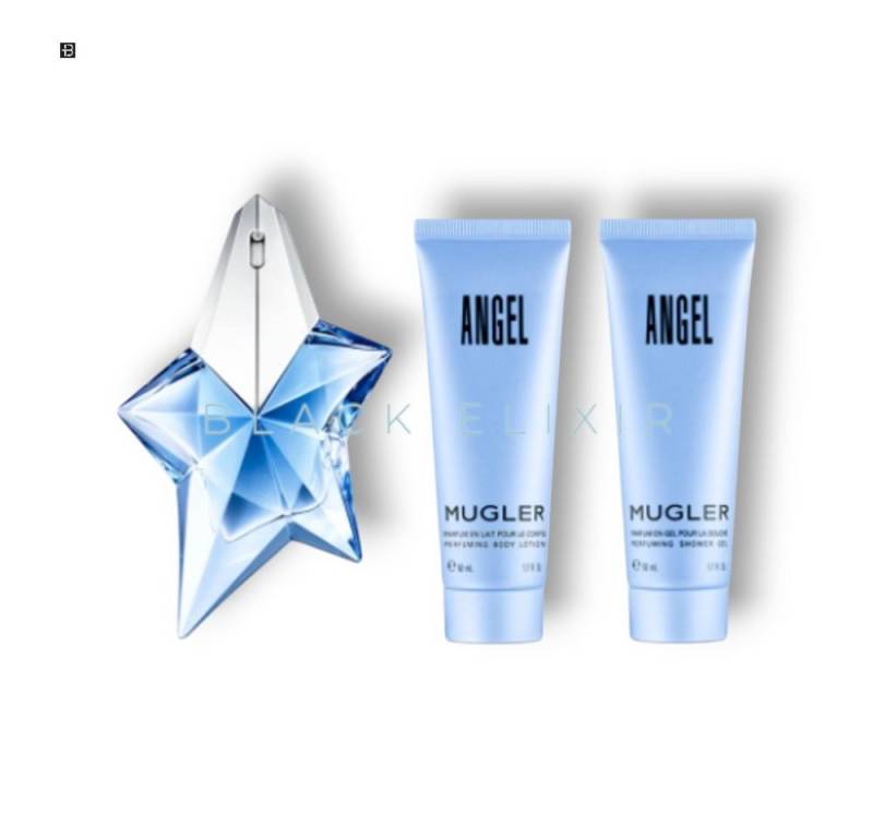 Thierry Mugler Duft-Set Mugler Angel Eau de Parfum Set 25 ml + BL 50 ml + SG 50 ml von Thierry Mugler