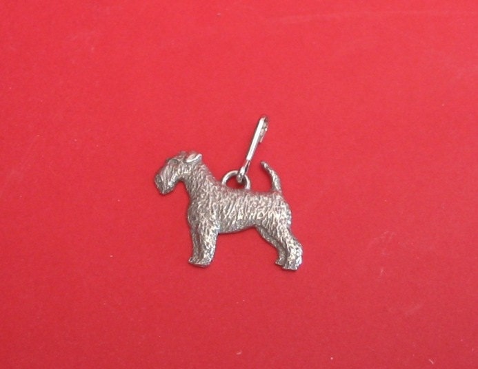 Airedale Terrier Zinn Motiv Reißverschluss Mutter Vater Geschenk Hundeanhänger Hundeliebhaber von ThimblesnObjectDart