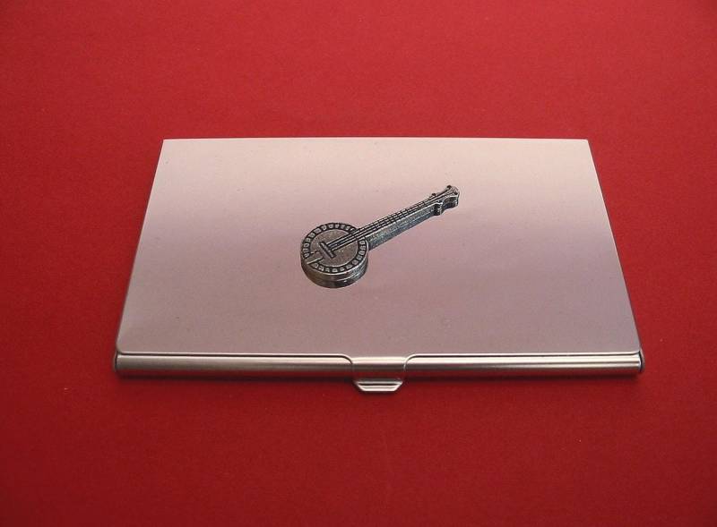 Banjo Design Kartenhalter Mit Handgegossenem Zinn Motiv Orchester Folk Band Musik Geschenk Banjo Design Kartenhalter Mit Handgegossenem Zinn Motiv Orchester Folk Band Musik Geschenk von ThimblesnObjectDart