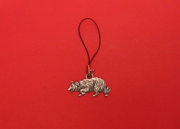Border Collie Zinn Handy Charm Vet Mutter Vater Schaf Hund Geschenk von ThimblesnObjectDart