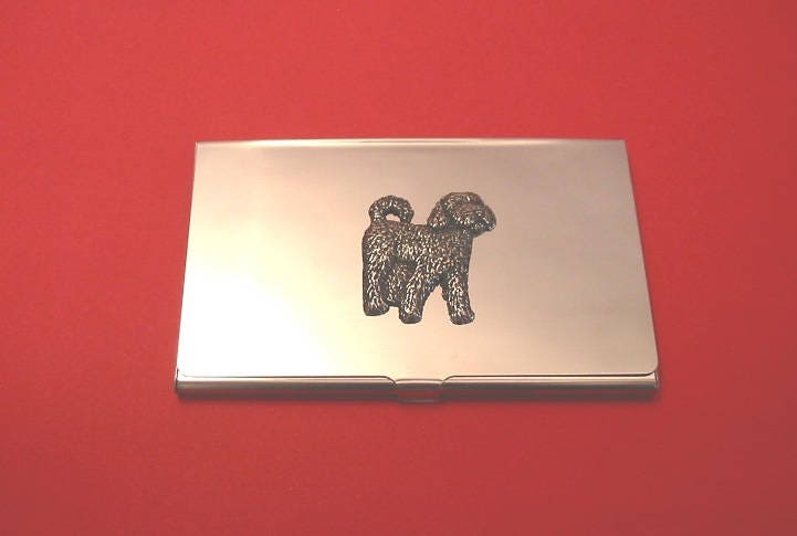 Cockapoo Hund Chrom-Kartenhalter Mit Hand Gegossen Zinn Haustier Tierarzt Vatertag Weihnachtsgeschenk Cockapoo Hund Chrom-Kartenhalter Mit Hand Gegossen Zinn Haustier Tierarzt Vatertag Weihnachtsgeschenk von ThimblesnObjectDart