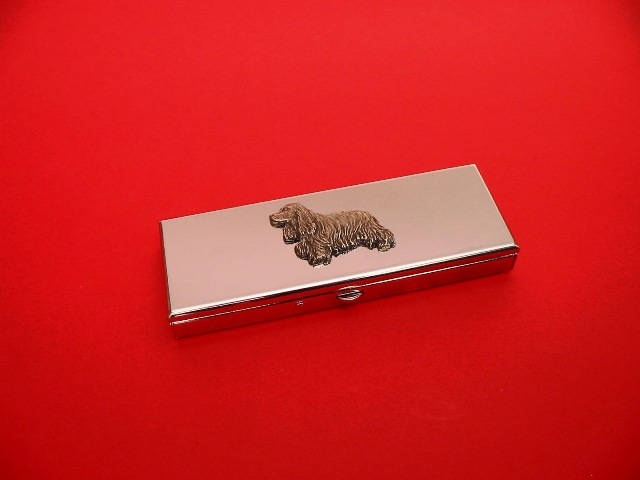 Cocker Spaniel Zinn Design Sieben Tage Pill Box - Medikamente Veranstalter Chrom Pille Fall Kleine Trinket Haustier Hund Geschenk Cocker Spaniel Zinn Design Sieben Tage Pill Box - Medikamente Veranstalter Chrom Pille Fall Kleine Trinket Haustier Hund Geschenk von ThimblesnObjectDart