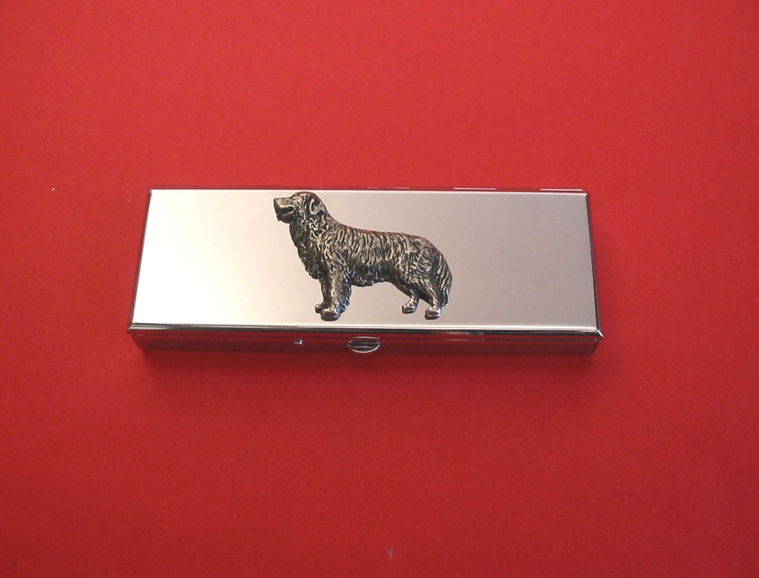 Golden Retriever Design Seven Days Pill Box - Medikamente Organisator Chrom Pillendose Kleine Schmuckbox Haustier Hund Geschenke Golden Retriever Design Seven Days Pill Box - Medikamente Organisator Chrom Pillendose Kleine Schmuckbox Haustier Hund Geschenke von ThimblesnObjectDart