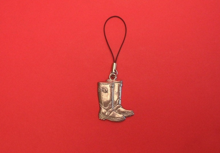 Handy Charm Vet Mutter Vater Lande Landwirt Gärtner Geschenk-Gummistiefel Handy Charm Vet Mutter Vater Lande Landwirt Gärtner Geschenk-Gummistiefel von ThimblesnObjectDart