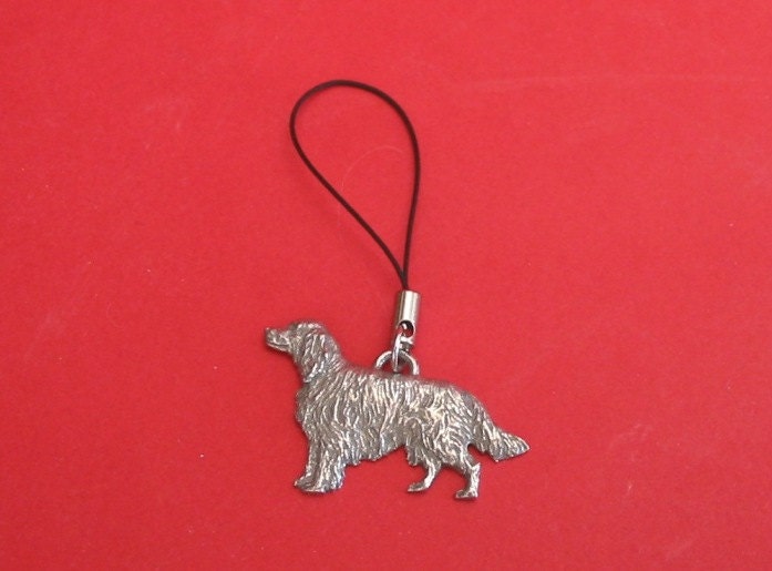 Irish Red Setter Zinn Motiv Handy Charm Vet Weihnachtsgeschenk Mutter Vater von ThimblesnObjectDart