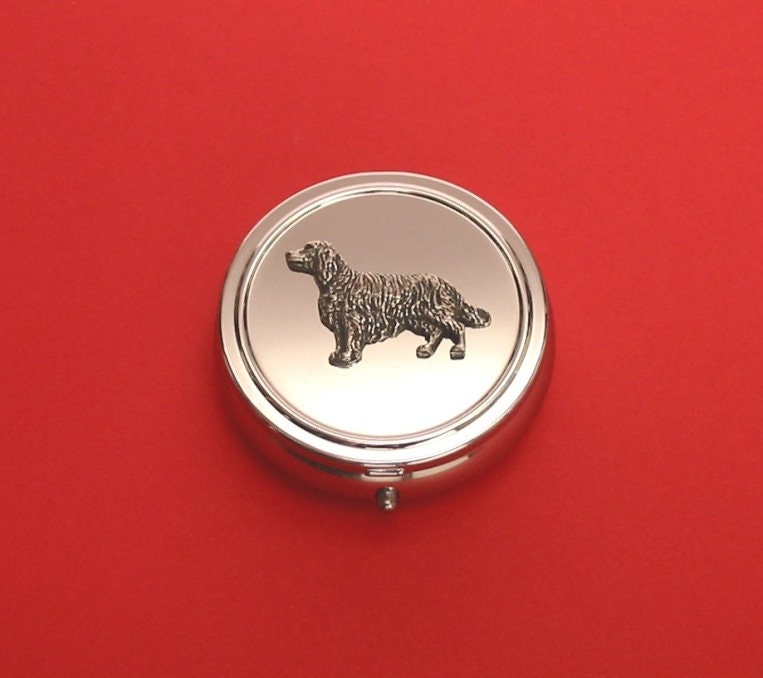 Irish Setter Pewter Motiv Auf Runder Chrom Mint/Pillendose Mutter Vater Weihnachtsgeschenk Irish Setter Pewter Motiv Auf Runder Chrom Mint/Pillendose Mutter Vater Weihnachtsgeschenk von ThimblesnObjectDart