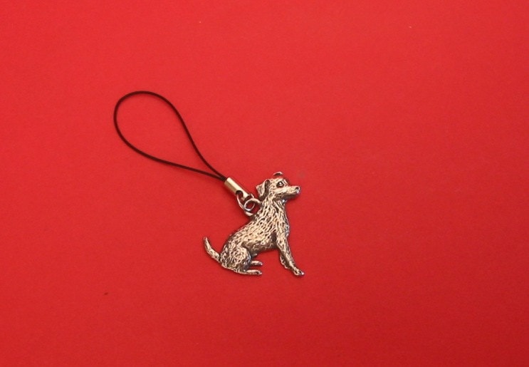 Jack-Russell-Terrier Zinn Handy Charm Vet Mutter Vater Hund Geschenk Jack-Russell-Terrier Zinn Handy Charm Vet Mutter Vater Hund Geschenk von ThimblesnObjectDart