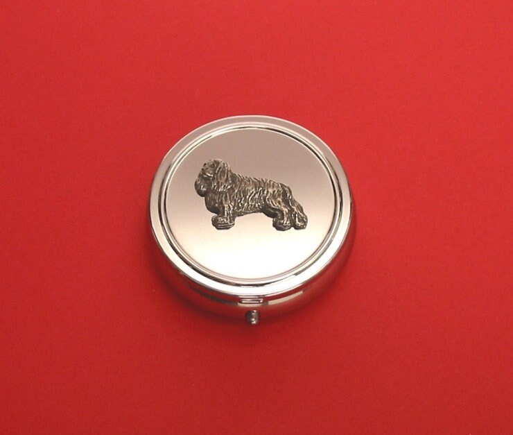 King Charles Spaniel Zinn Motiv Auf Rundem Chrom Mint/Pillendose Mutter Vater Weihnachtsgeschenk King Charles Spaniel Zinn Motiv Auf Rundem Chrom Mint/Pillendose Mutter Vater Weihnachtsgeschenk von ThimblesnObjectDart
