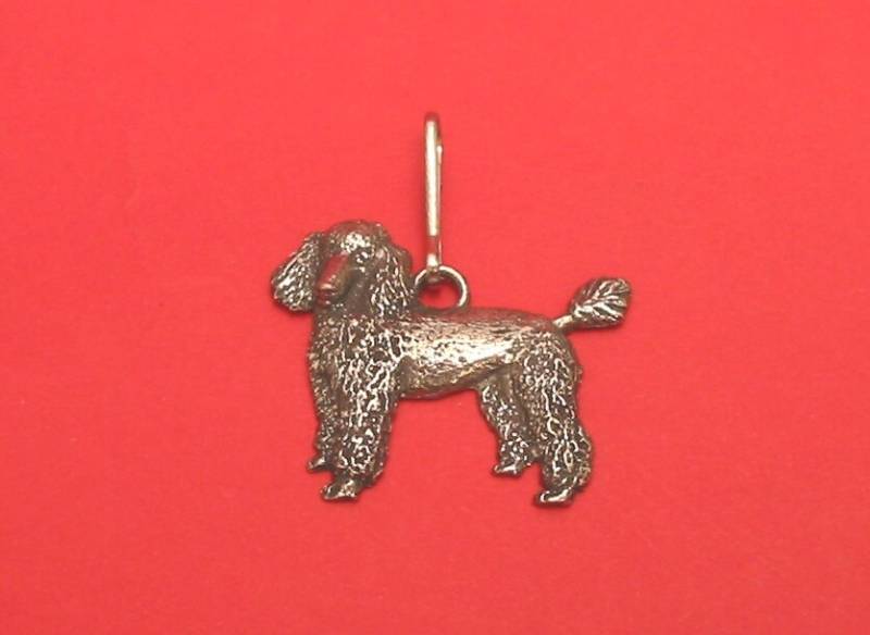 Pudel Hund Zinn Motiv Zipper Pull Mothers Day Geschenk von ThimblesnObjectDart