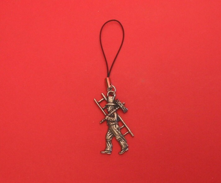 Schornsteinfeger Handy Charm Vet Mutter Vater Braut Bräutigam Hochzeitsgeschenk Schornsteinfeger Handy Charm Vet Mutter Vater Braut Bräutigam Hochzeitsgeschenk von ThimblesnObjectDart