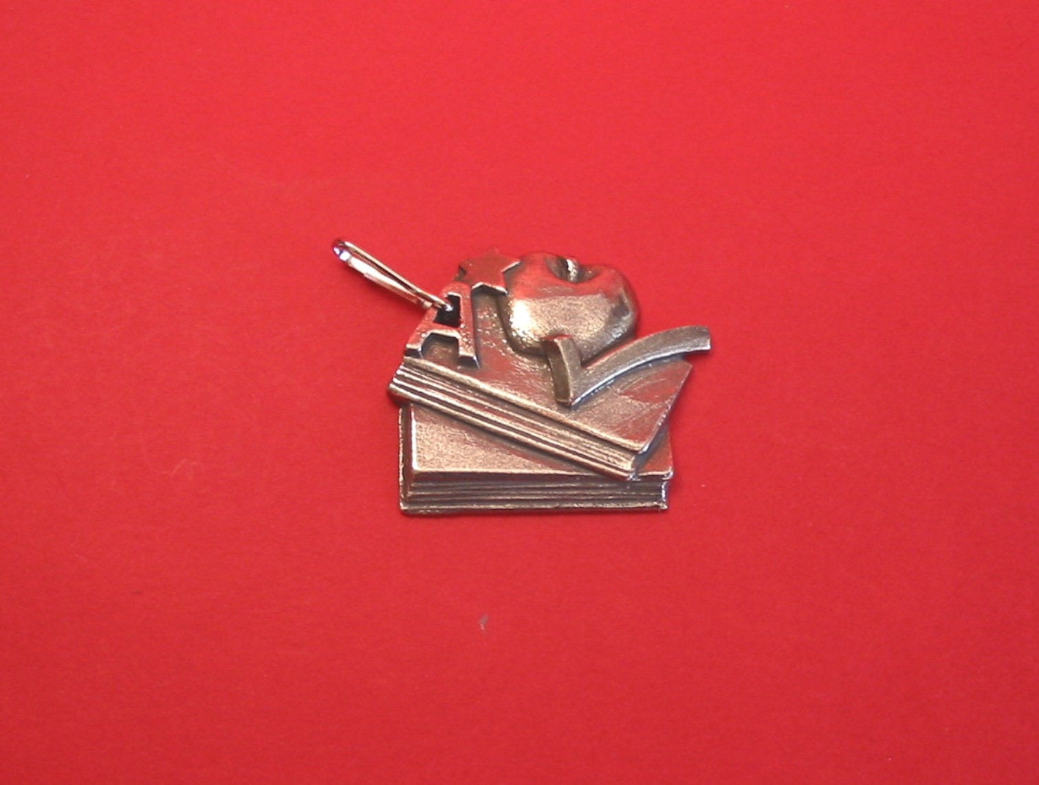 Schule Lehrer Zinn Reißverschluss Pull Charm - Geschenk Ende Des Begriffs Danke Wertschätzung von ThimblesnObjectDart