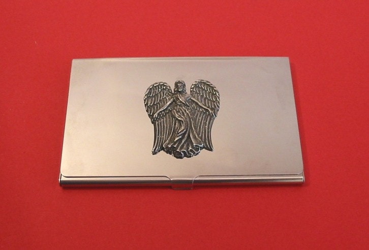 Schutzengel Design Kartenhalter Mit Hand Gegossener Zinn Motiv Papa Weihnachtsgeschenk Schutzengel Design Kartenhalter Mit Hand Gegossener Zinn Motiv Papa Weihnachtsgeschenk von ThimblesnObjectDart