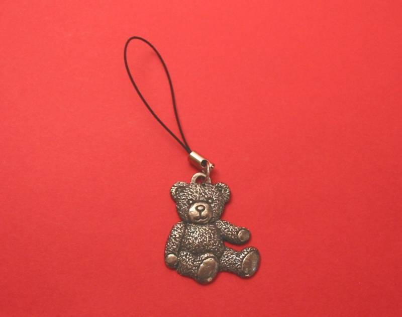 Teddy Bär Zinn Handy Anhänger Mutter Schwester Tochter Weihnachtsgeschenk - Teddybär Bären Geschenke Liebhaber Geschenk von ThimblesnObjectDart