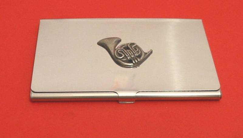 Verchromter Kartenhalter Mit Hand Gegossenem Zinn Motiv Orcestra Brass Band Musik Geschenk Verchromter Kartenhalter Mit Hand Gegossenem Zinn Motiv Orcestra Brass Band Musik Geschenk von ThimblesnObjectDart