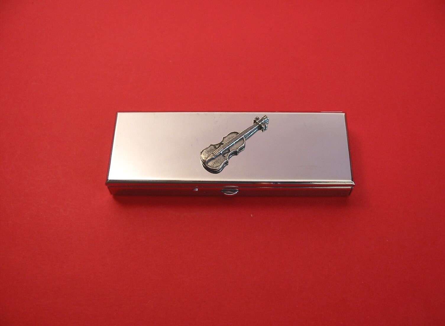 Violine Design Sieben Tage Chrom Pille Box - Medikamente Veranstalter Fall Kleine Trinket Musik Geschenk Für Geiger Violine Design Sieben Tage Chrom Pille Box - Medikamente Veranstalter Fall Kleine Trinket Musik Geschenk Für Geiger von ThimblesnObjectDart