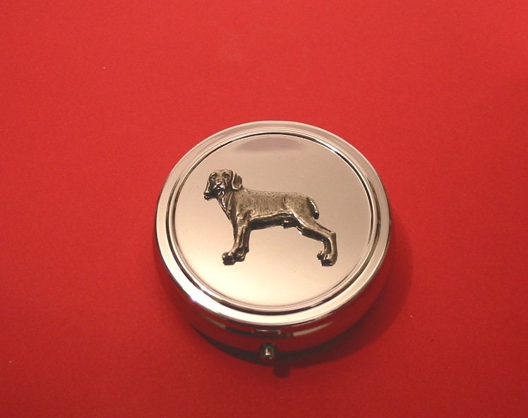 Weimaraner Hund Zinn Motiv Auf Runde Chrom Mint/Pillendose Mutter Vater Weihnachtsgeschenk Weimaraner Hund Zinn Motiv Auf Runde Chrom Mint/Pillendose Mutter Vater Weihnachtsgeschenk von ThimblesnObjectDart