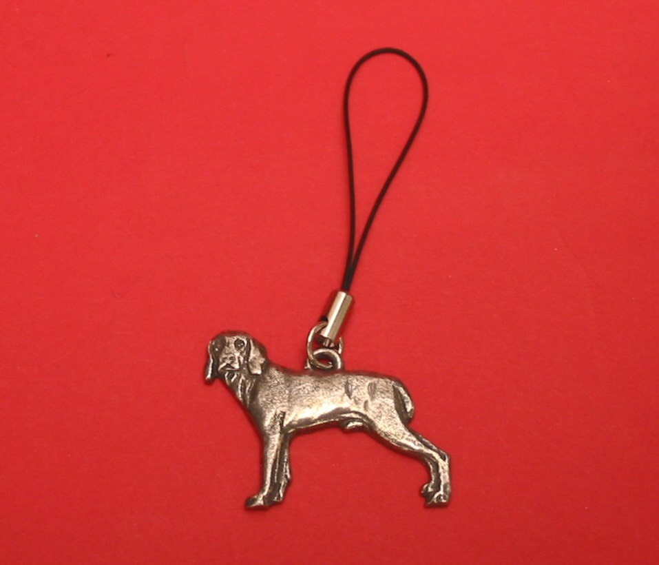 Weimaraner Zinn Motiv Handy Charm Vet Mutter Vater Geschenk Weimaraner Zinn Motiv Handy Charm Vet Mutter Vater Geschenk von ThimblesnObjectDart