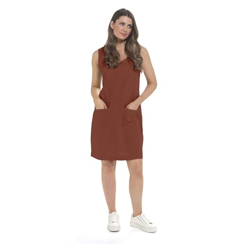 Thingimijigs Damen Etuikleid aus Leinenmischung, rust, 44 Thingimijigs Damen Etuikleid aus Leinenmischung, rust, 44 von Thingimijigs