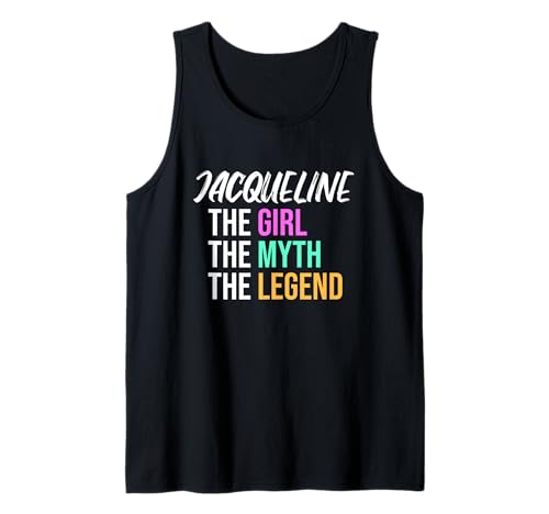 Jacqueline Das Mädchen Der Mythos Die Legende Lustiger Name Tank Top von Things For Girls Named Jacqueline Funny Co