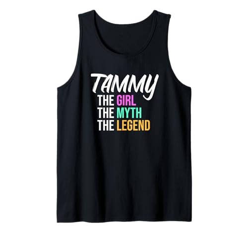 Tammy Das Mädchen Der Mythos Die Legende Lustiger Name Tank Top von Things For Girls Named Tammy Funny Co