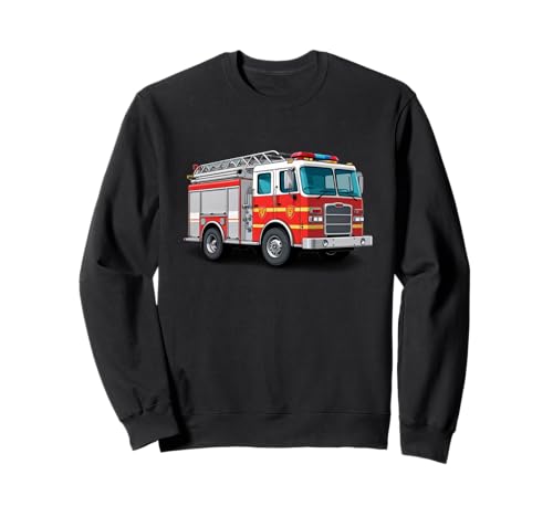 Cartoon Feuerwehrauto Illustration für Kinder Sweatshirt Cartoon Feuerwehrauto Illustration für Kinder Sweatshirt von Things of the World - Fire Truck