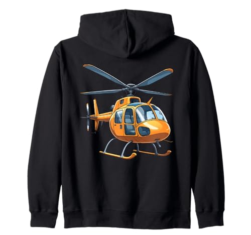 Cartoon Hubschrauber Illustration für Kinder Kapuzenjacke Cartoon Hubschrauber Illustration für Kinder Kapuzenjacke von Things of the World - Helicopter