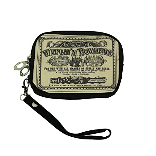 Things2Die4 Witch's Powders Geldbörse mit Reißverschluss für Mädchen, Make-up-Tasche, Beige, 15,2 cm, beige, 15,2 cm von Things2Die4