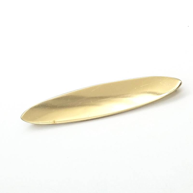 Signierte Monet Gold Ton Oval Bar Brosche von ThingsGrandmaKept