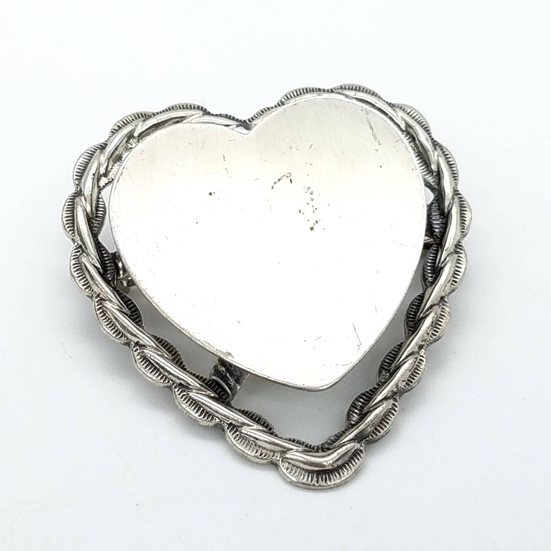 Vintage Beau Sterling Silber Herz Brosche Vintage Beau Sterling Silber Herz Brosche von ThingsGrandmaKept