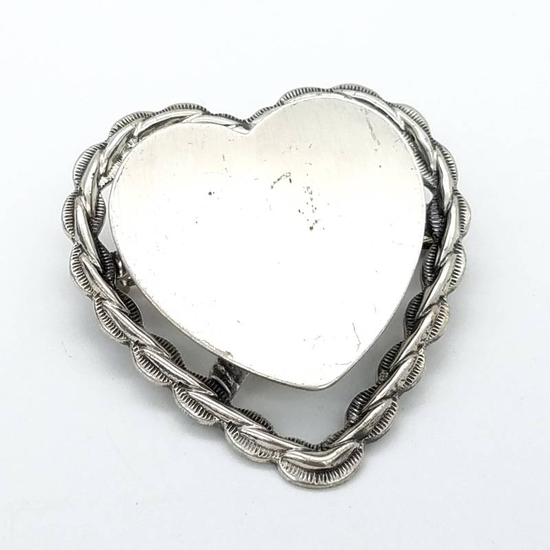 Vintage Beau Sterling Silber Herz Brosche Vintage Beau Sterling Silber Herz Brosche von ThingsGrandmaKept