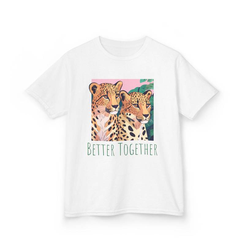 Better Together Shirt Mit Gepard/Leopard - Für Kinder I Auch Als Mini Und Me Geburtstagsshirt Personalisierbar von ThingsToLOVEbyN