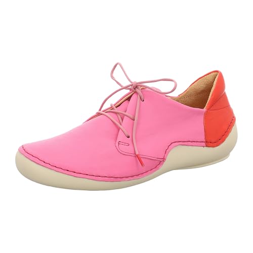 Think! Damen Kapsl Chromfrei Gegerbte Nachhaltige Sneaker, 5000 Fuxia Kombi, 37.5 EU von THINK!
