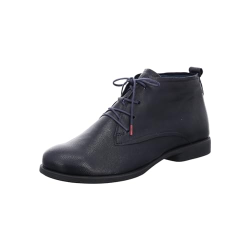 THINK! Damen AGRAT Leder gefütterte nachhaltige Stiefelette, 8010 Navy, 40.5 EU von Think!