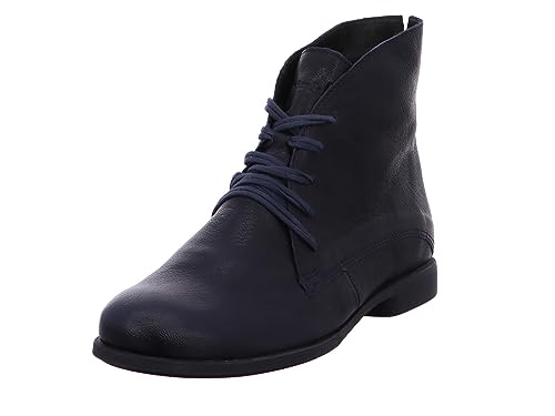 Think! Damen Agrat Chromfrei Gegerbte Leicht Gefütterte Stiefelette, 8000 Navy, 40.5 EU von Think!